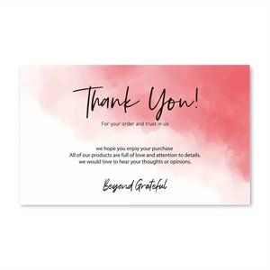 50 Thank You Cards